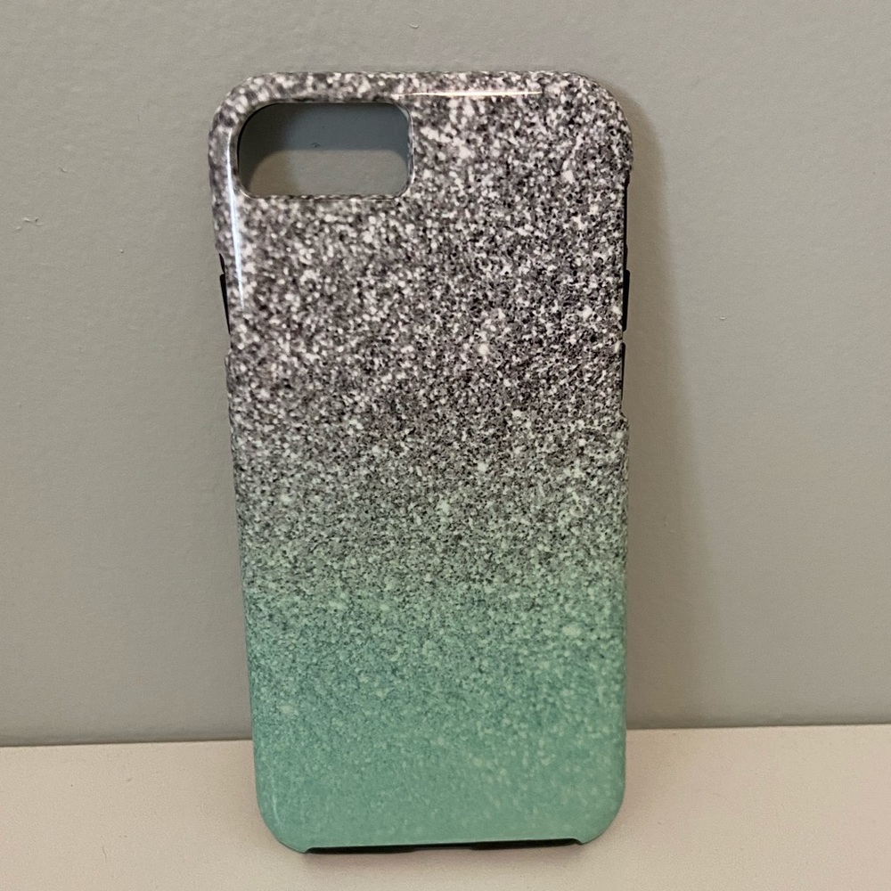Glitter to Mint Ombre Zazzle iPhone 7/8 Case